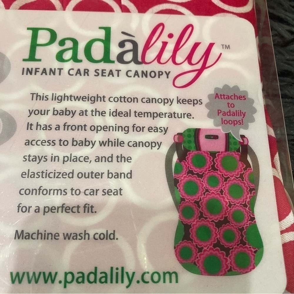 New in Box Padalily Car Seat Canopy Cover - Picture 4 of 4